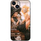 Cozy Autumn Library Witch with Cat and Coffee by Ivy Dolamore iPhone Skins